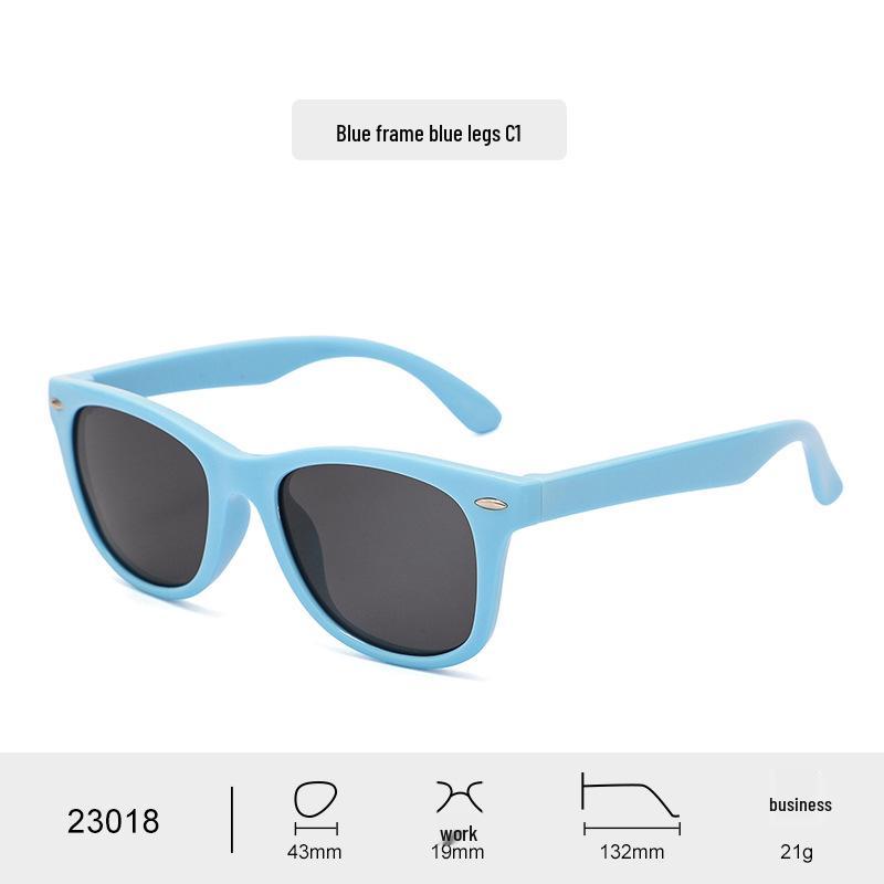 Children's Polarized Silicone Sunglasses with UV Protection - Comfortable Sun Protection for Boys and Girls