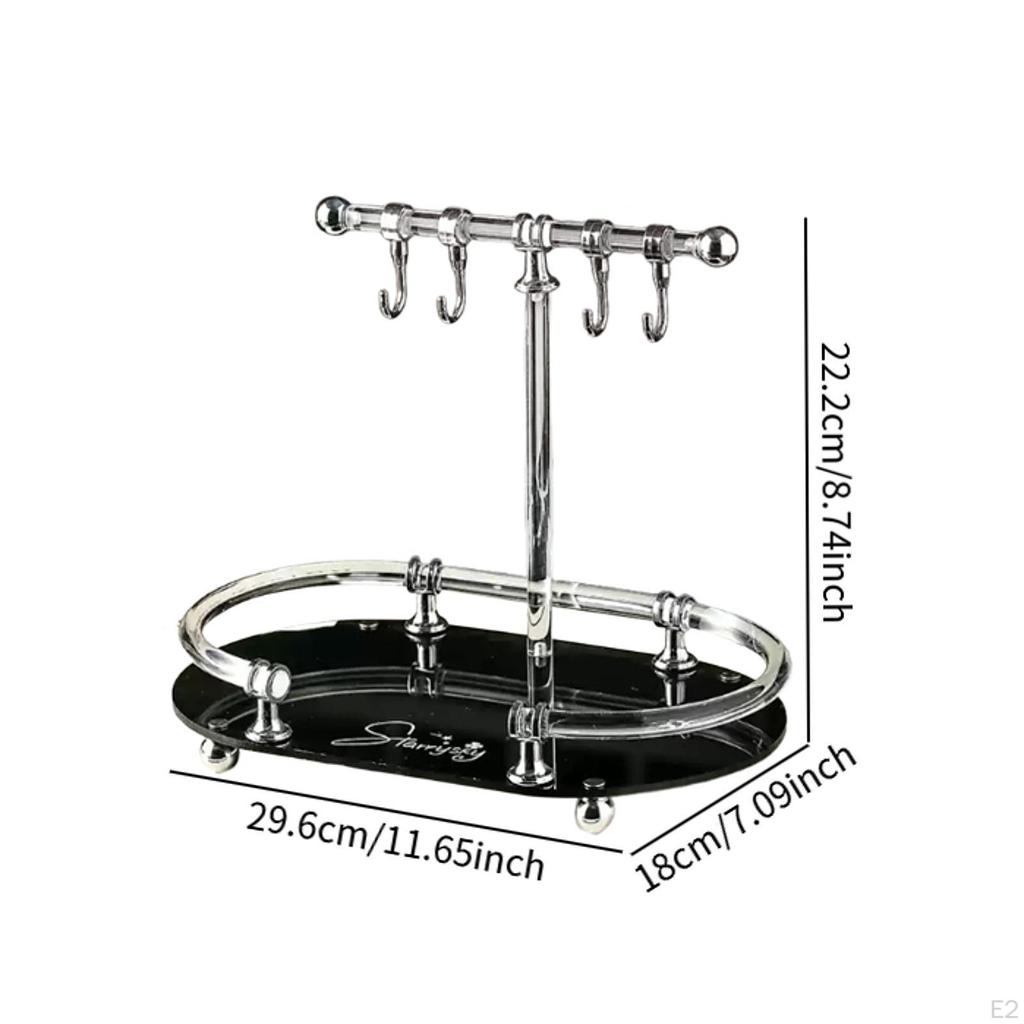 Jewelry Organizer Stand Tray Decorative Fashion Ring Dish Key Holder for Watches Keychains