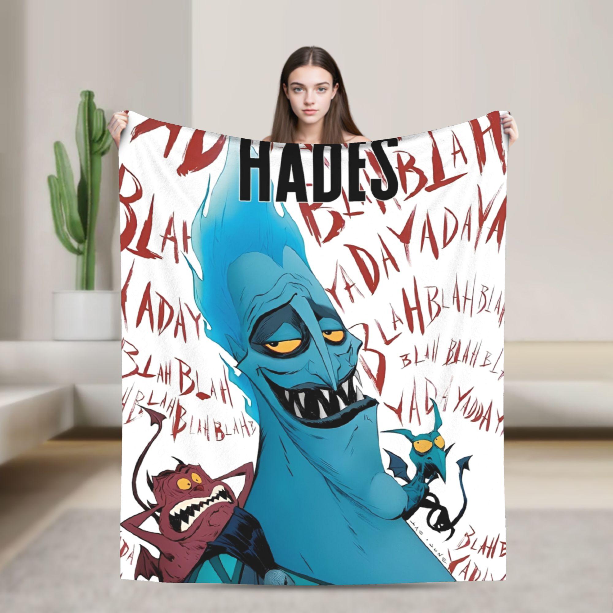 Hercules Hades Villains Blanket Fleece All Season Pain And Panic Multi-function Thin Throw Blanket for Car 30x40in