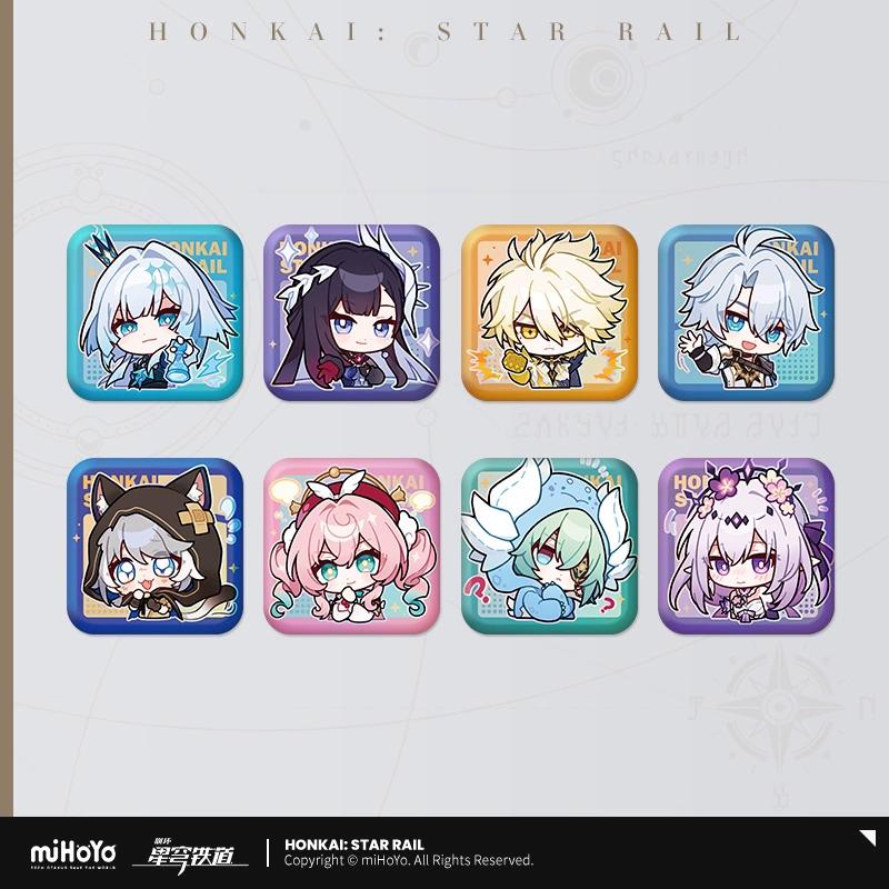 Sunsyea Honkai Star Rail Official Merch miHoYo Original Authentic PMZLG Series Keychain Badge Phainon