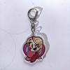 Anime Hazbin Hotel Figures Q Edition Acrylic Key Rings Fashion Anime Action Figure Collection Toys Bag Pendant Lovely Gift In Stock