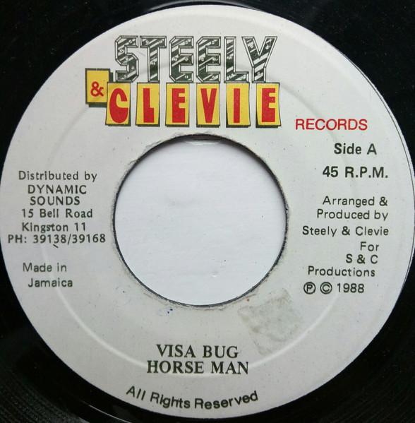 

7-дюймовая пластинка HORSEMAN - Visa Bug NONE Steely & Clevie 1988 Япония Регги, Ска и Даб Б/У