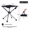 Portable Outdoor Telescopic Folding Camping Chair - Stainless Steel Fishing Stool