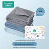 Long-Staple Cotton Antibacterial Terry Face Towel 3-Pack