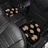 Car Floor Mats Cartoon Curly-Haired Puppy Cute Car Interior Decoration Floor Mats Leather Water-Absorbent Non-Slip Single-Piece Carpet Floor Mat