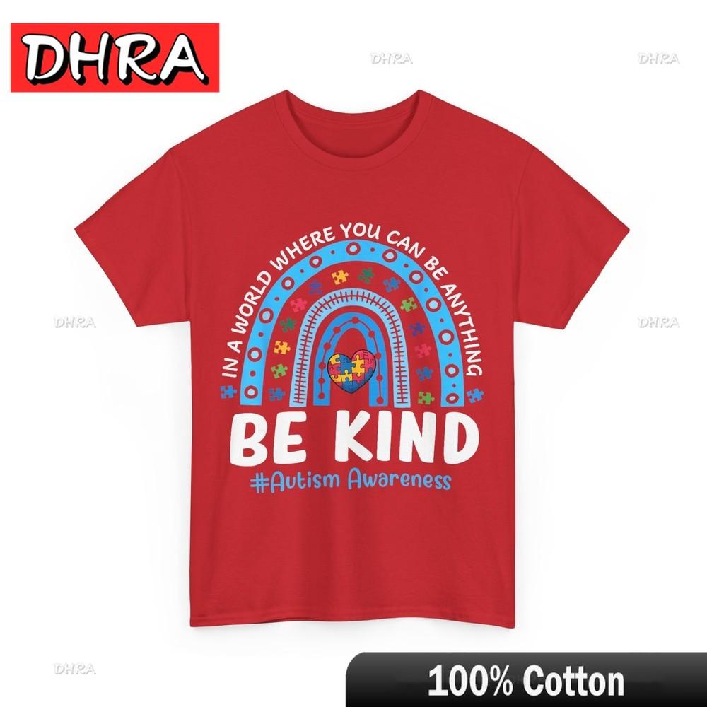 

Autism Awareness Rainbow in April We Wear Blue Ribbon TShirt Retro Tshirts Cool Cute Retro Tee Anime Vintage Vacation Outfit S
