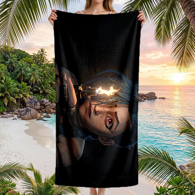 Large Beach Towel Quick Dry Absorbent Towel For Beach IndoorArcane