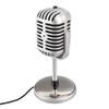 Microphone Vintage Son Clair Microphone Classique Filaire Microphone Condensateur Rétro Karaoké