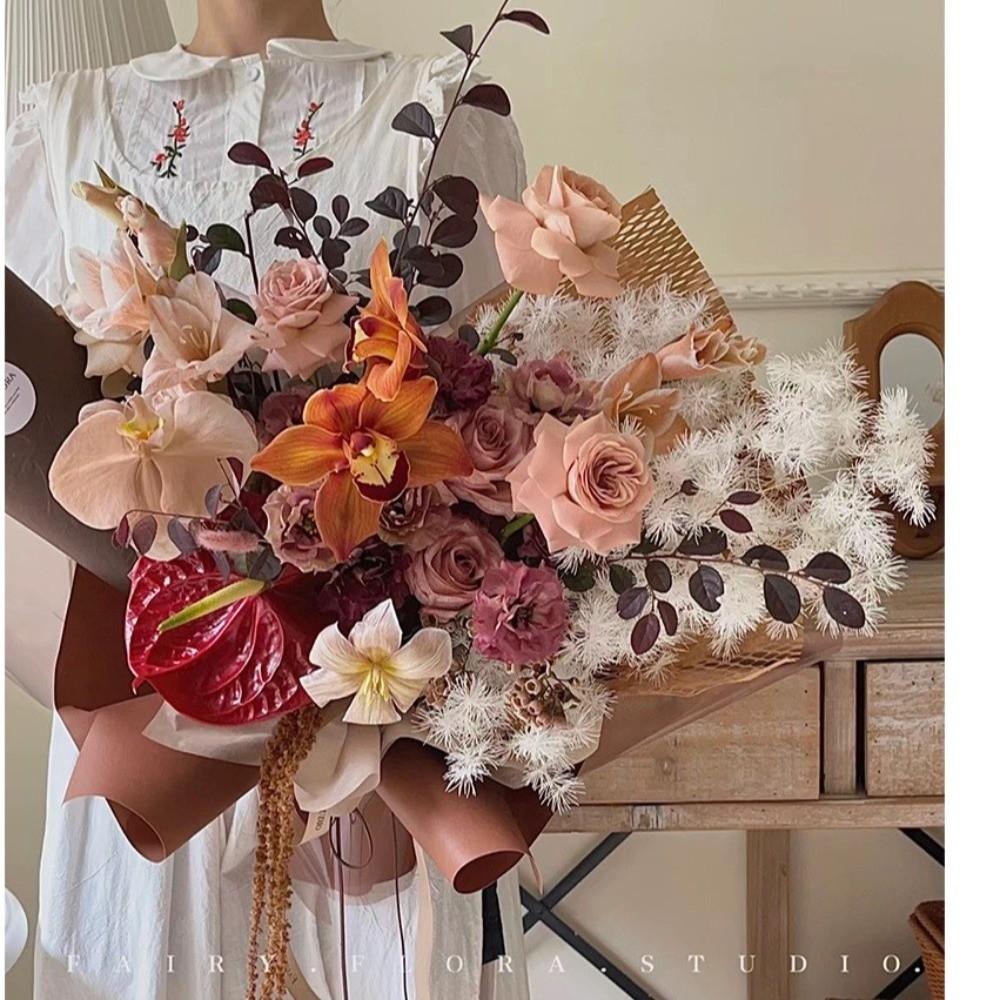 57cm*10m/Roll Flower Packaging Paper Waterproof Matte Waterproof Bouquet Packaging Paper Frosted Tear Resistant