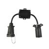 Cars Converter US 7-Way Plug To Eu 7-Pin US 7 Way To EU7/US4 To EU7 Round Connector Trailer Lights Converter Accessories