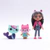 Anime Gabby Dollhouse 13Piece Set with Smile Cat Hug Gaby Girl PVC Models Cartoon Children Toy for Christmas And Birthday Gifts