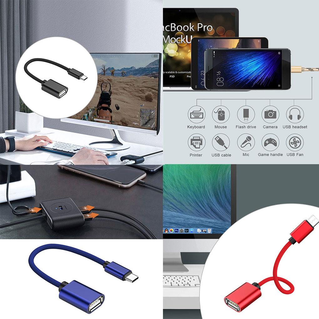 Type-C OTG Adapter Cable for S10 S10+ Mi 9 Android