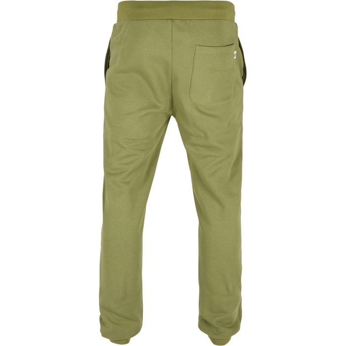 Pantalon De Jogging - Urban Classics - Basic - Vert Olive - Regular - Coton Biologique