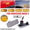 LED Car Dynamic Side Marker Lights Repeater Signal Lights For Mercedes Benz C E S SL CLASS W201 190 W202 W124 W140 183573152