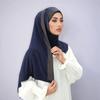 Shinny Hijab Scarf Solid Color Turban Bandana New Headband Headscarf  For Women
