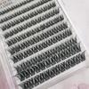 Thick Self-Adhesive False Eyelashes 3D Mink Eye Lashes New Eyelash Cluster  Eyelash Extension