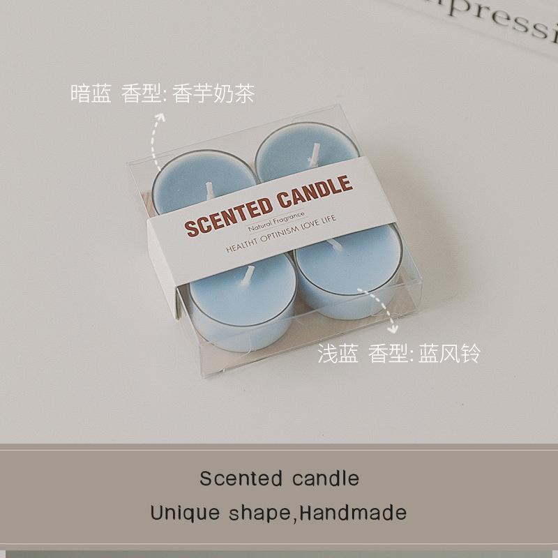 

Небольшой чайный воск ручной работы, 4 часа, атмосферный подарок, креативный аромат, высококачественный свадебный сувенир, ароматические свечи 6