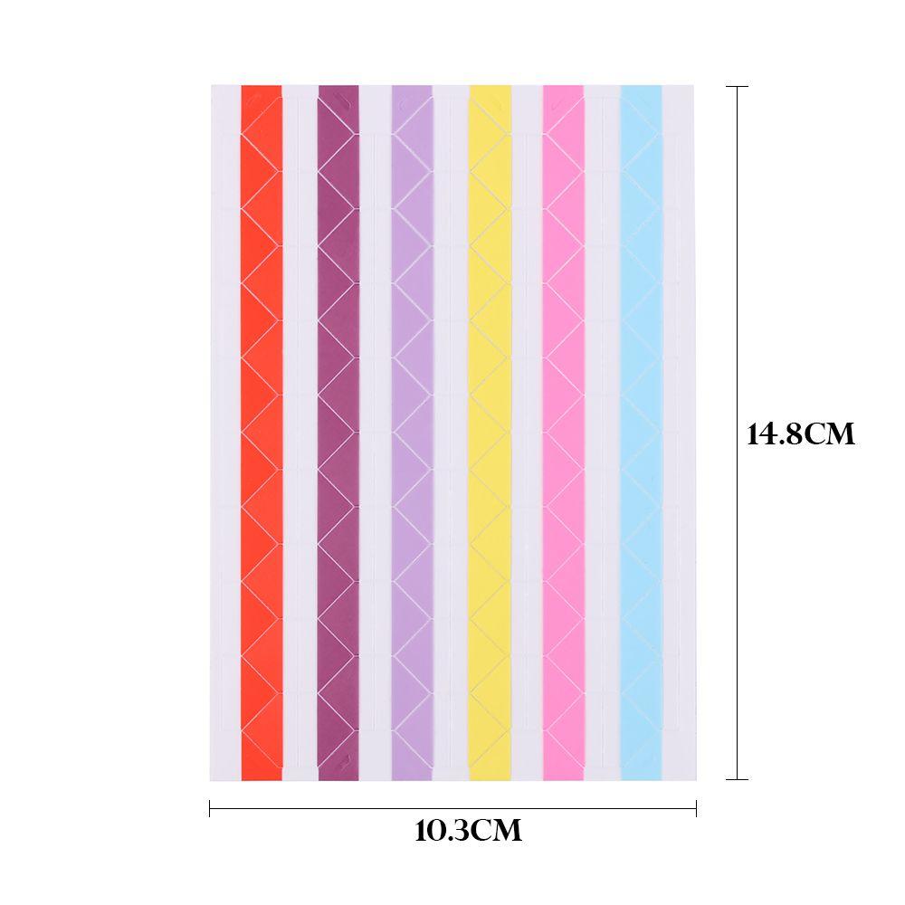 10 Sheets New PVC Stickers DIY Colorful Photo Corner Protectors Scrapbook Paper Photo Frame Picture Decoration Stickers