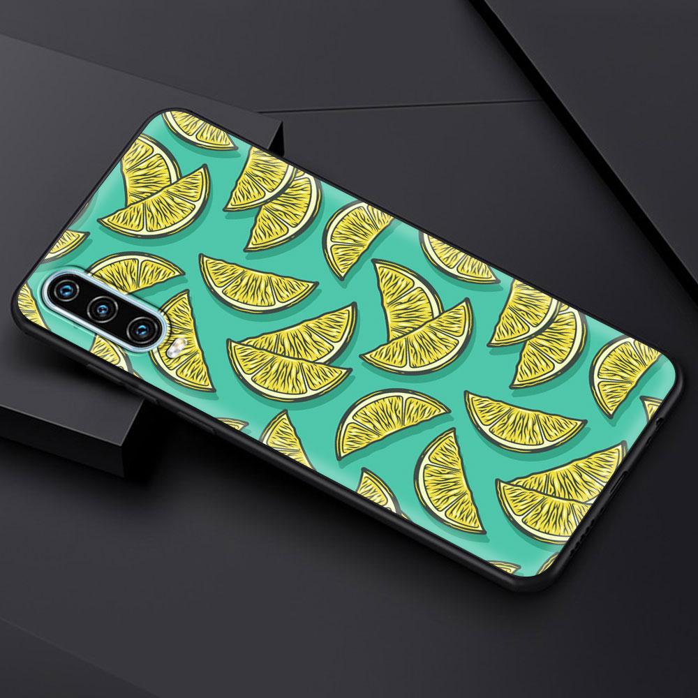 Mediterranean Lemon Soft Phone Case For Huawei P30 Lite P50 Pro P20 P40 Lite E P Smart Z 2021 Y6 Y7 Y9 2019 Y6p Y9s Y7a Cover