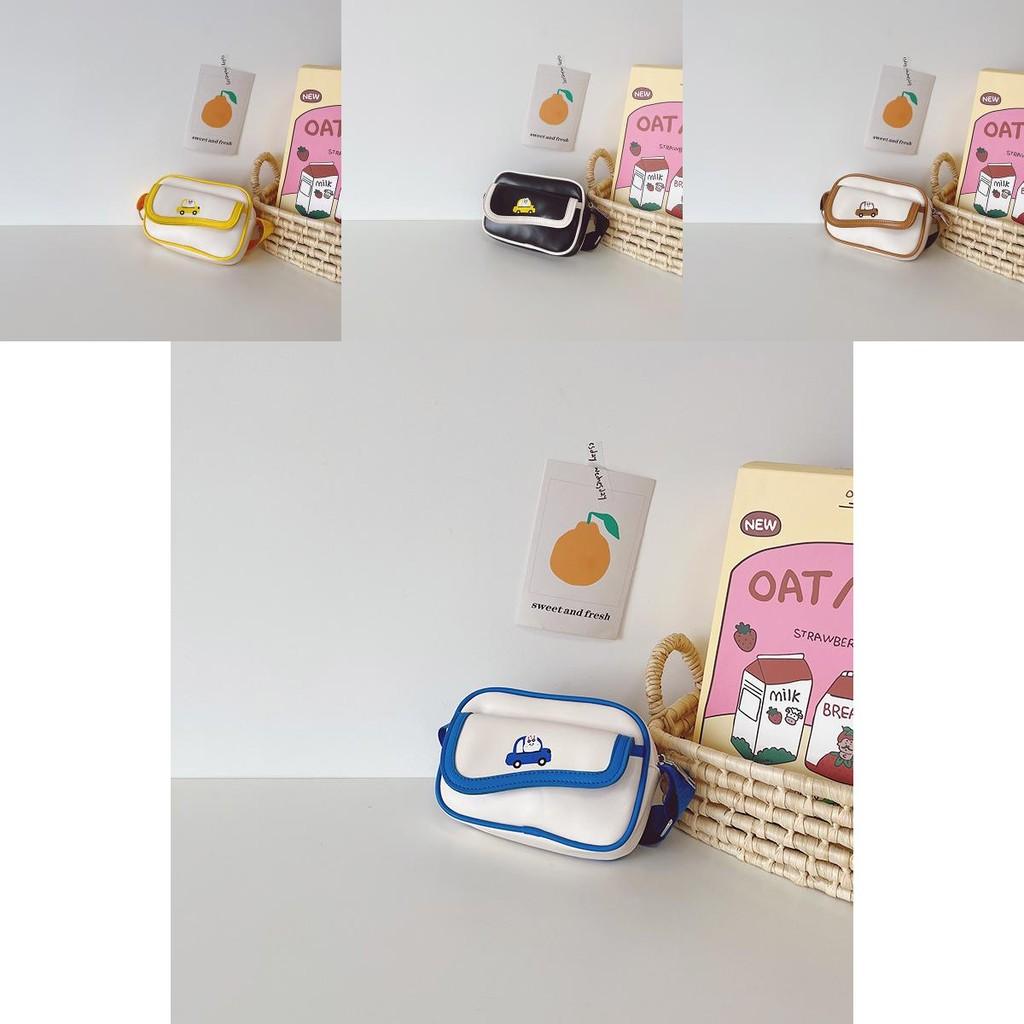 Adorable Cartoon Car Mini Crossbody Bag For Kids Stylish Colorful Shoulder Purse For Boys And Girls