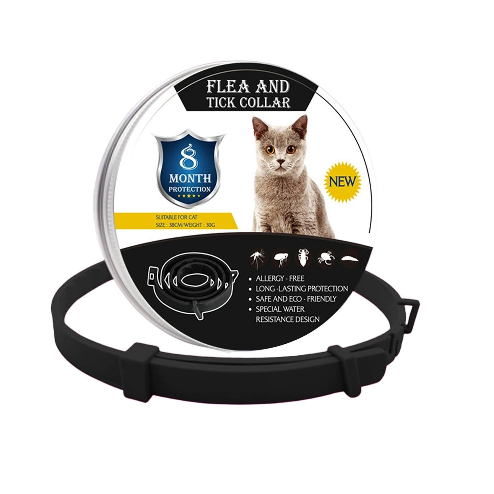 

Ошейник для собак и кошек Регулируемый ошейник для борьбы с глистов у домашних животных One Size