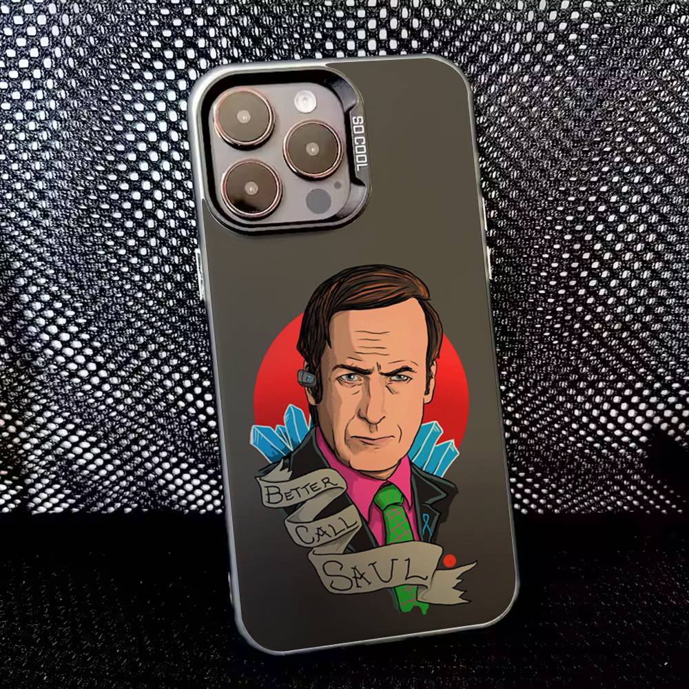 B-Better Call S-Saul Phone Case For iPhone 16,15,14,13,12,11,8,7,Pro,Max,Plus,Mini,XS,SE Anti Fall Black Matte Hard