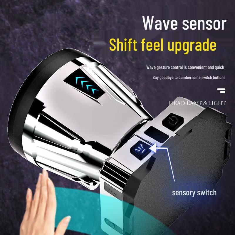 UOSU Wiederaufladbare LED-Stirnlampe mit Sensor