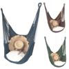 Rede de Balanço Cadeira de Rede Assento de Balanço Suspenso Com Almofada Em Pátio Jardim Externo
