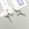 Elegant Four Pointed Star Pendant DIY Jewelry Accessories Chic Jewelry Pendants