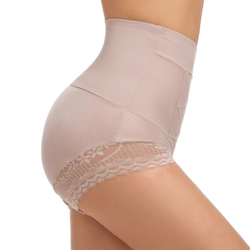Women Shapewear Tummy Control Panties High Waisted Girdle Body Shaper Postpartum Slimming Underwear Lace Shaping Briefs