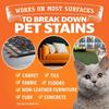 Cat Friendly Stain Remover Enzyme Cleaner Multi Surface Odor Eliminator Fresh Scent Pet Carpet Urine Feces Vomit 24oz