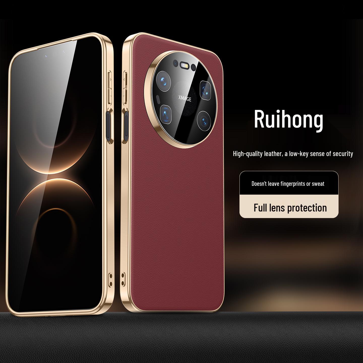 

Huawei Mate80 Series Electroplated Leather Business Protective Case Pro Max