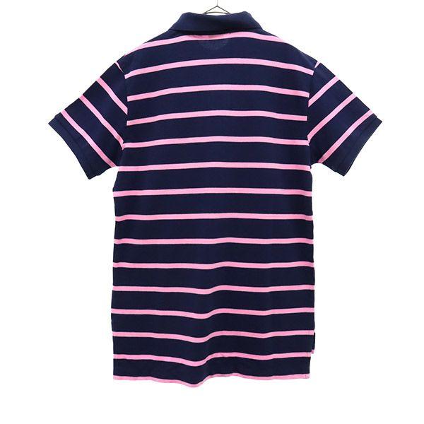 unused Polo by Ralph Lauren border Short sleeve Polo shirt M Fawn Men's Used