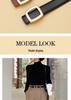 Women's Trendy Cowhide Jeans Belt - 2025 Elegant, Versatile Decorative Waistband