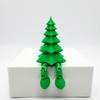 3D Printed Ghost Decorations with Movable Legs for Christmas and Halloween