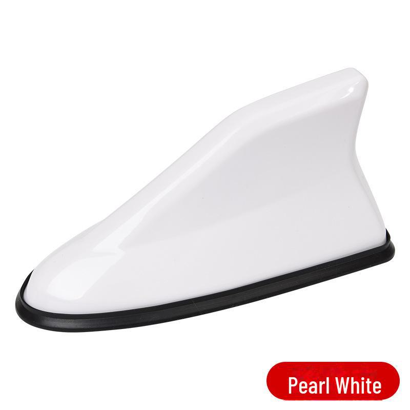 Second-Generation Shark Fin Car Roof Antenna – FM/AM Signal Booster, Decorative, No Drilling Required