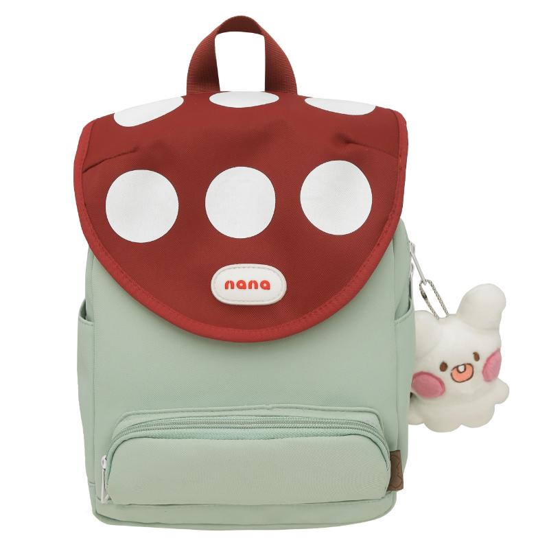 Casual Student Bag with Flap Pocket for Women High Quality Bags with Soft Back Zipper Designer Backpack