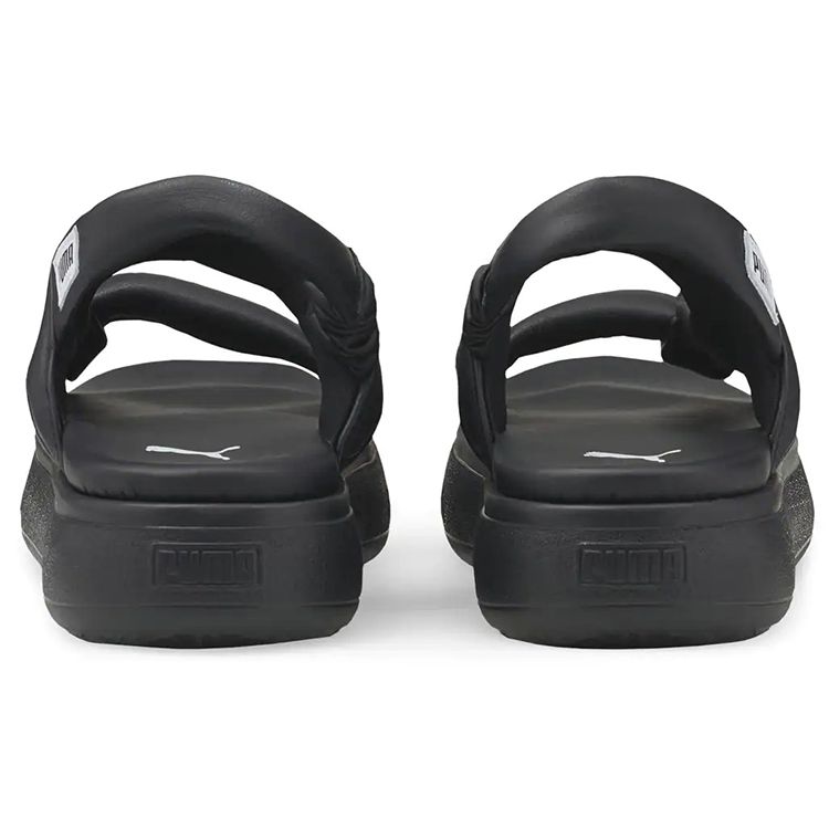 PUMA Women's Black Suede Mayu Nimbus Sandals 383379-02