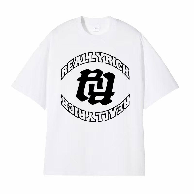 Rapper RR KanKan Really Rich Graphics T Shirt Mens Clothing Harajuku Hip Hop Tshirts Unisex 100 Cotton Oversized Tshirt Tops