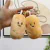 Adorable Plush Potato Keychain Cute Soft Stuffed Toy Charming Backpack Charm