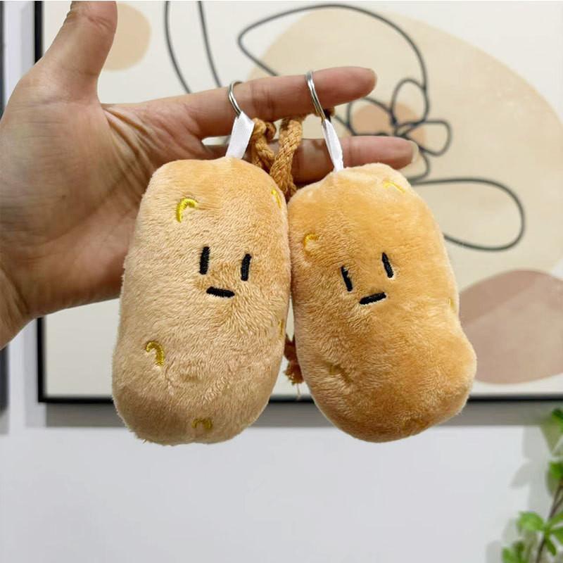 Super Cute Plush Potato Keychain Sweet Soft Cotton Doll Adorable Gift Accessory