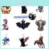 Creative Bat Black Cat Car Hanging Decoration Acrylic Cartoon Style Animal Shape