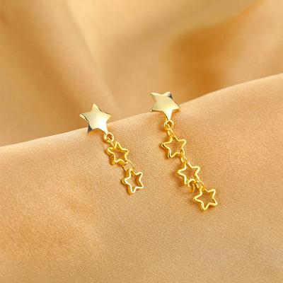 Star Earrings New Year Trendy Earrings Summer Earrings Women's Niche Design Trendy