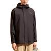 Anta Three-In-One Two-Piece Detachable Hooded Solid Color Zipper Warm Waterproof Jacket Men Outerwear Black 152447629-5