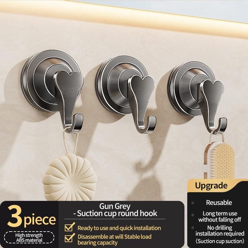No Need To Drill Suction Cup Door Coat Hook Adhesive Hooks Row Hook, Key hook, Kitchen Hook, Storage Rack Clothes Hook