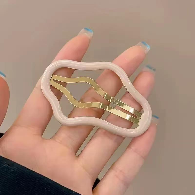 Woman Print Ανοιξιάτικο κλιπ μαλλιών φουρκέτα