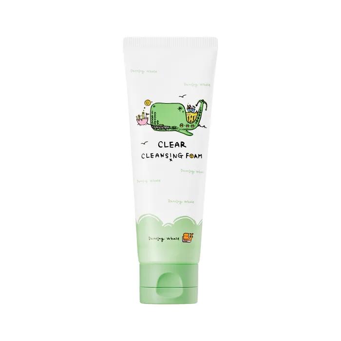 120ML + 120ML_Dancing Whale Clear Cleansing Foam 120ml