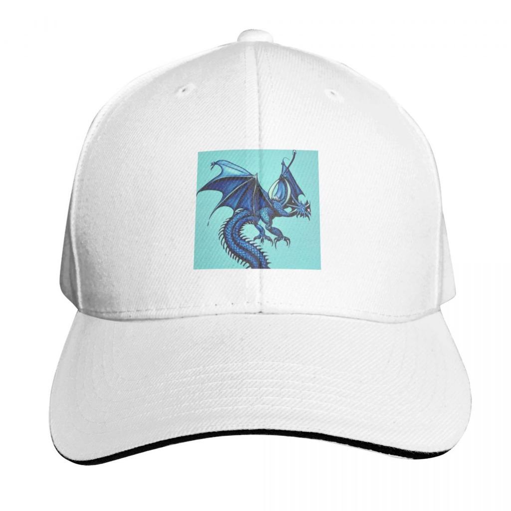 Blue Asian Dragon Baseball Cap Anime Hat Hat Unisex For The Sun Fishing cap Streetwear Women Hats Unisexs