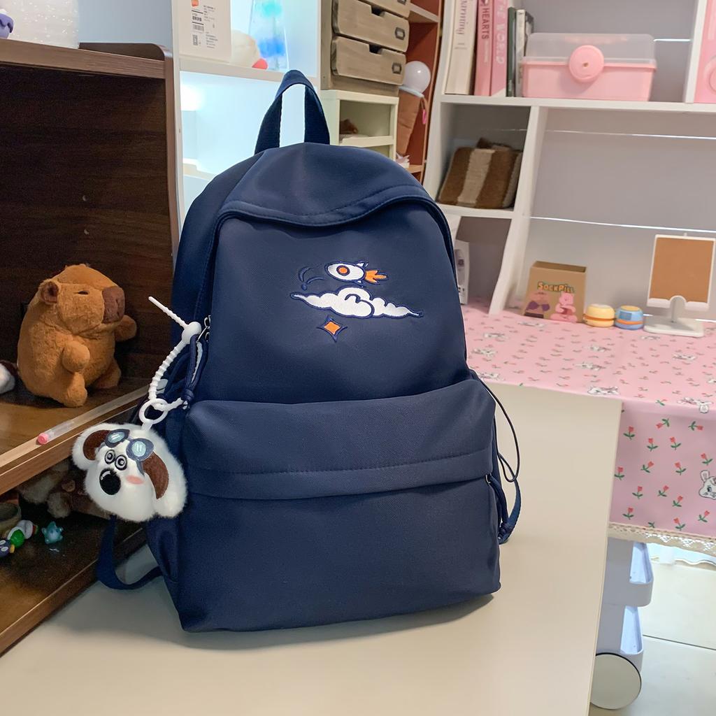 Schoolbag Japanese soft cute cartoon puppy backpack high value college student class schoolbag large capacity commuter leisure backpack