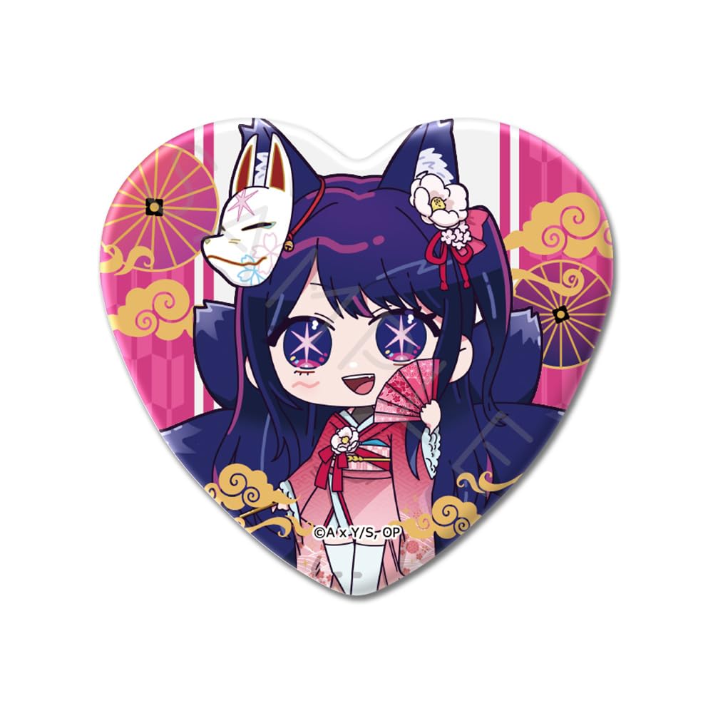 

SYNC INNOVATION can badge A [Oshinoko] [Ai] Heart-shaped